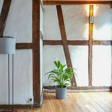 公寓 Charmante Fachwerk Mit Terrasse In Der Altstadt